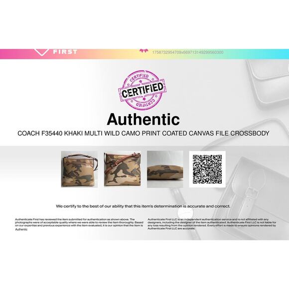 Coach File Crossbody with Wild Camo Print - Picture 5 of 6